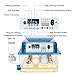 Eggs Incubators for Hatching Eggs,Chicken Eggs Incubator with Automatic Egg Turning, Egg Incubator with 5 Automatic Incubate Mode,with Egg Candle for Chicken Duck Goose Bird (Blue)