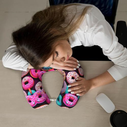 Almohada cervical de espuma viscoelástica negra miniatura 7