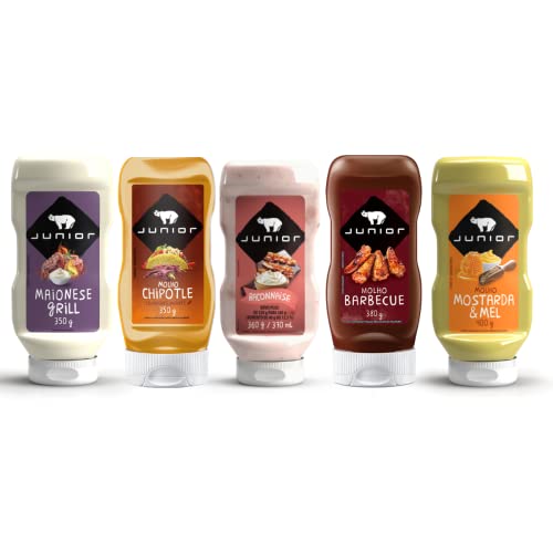 Combo Grill+Chipotle+Baconnaise+Barbecue+Mostarda E Mel  