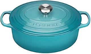 Le Creuset Signature Enamelled Cast Iron Oval Casserole Dish With Lid, 31 cm, 6.3 Litre, Satin Black, 211783100