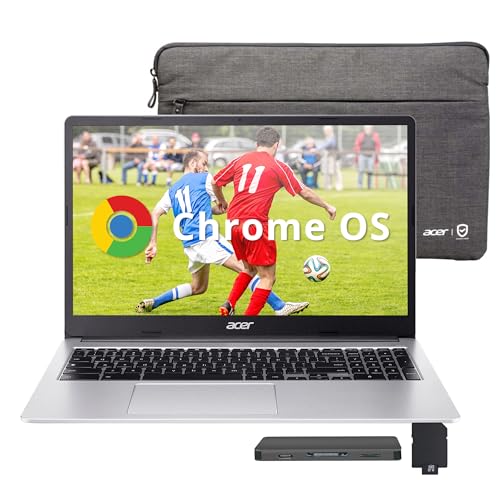 Acer Chromebook 315 Laptop FHD para estudiar en casa con cámara integrada y gran pantalla