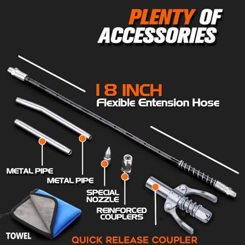 Lnchett LN025 Grease Gun With Quick Release Coupler thumb #1