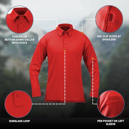 Polo de manga larga Mujer Propper ICE transpirable polo táctico funcional policial 5