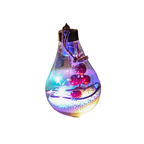 Ciieeo 1Pc Festival Bolas De Natal Esfera Clara Enchível Enfeites De Bola De Natal Transparente Bola