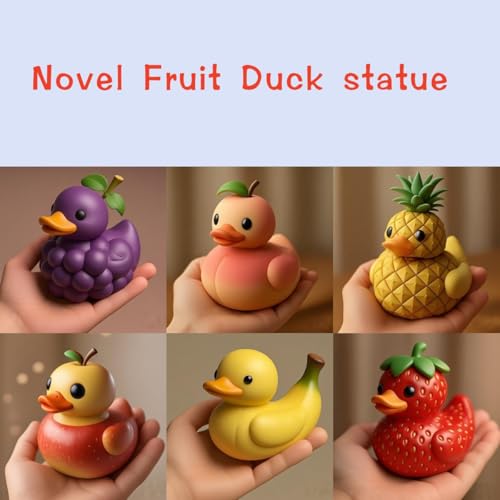 Figura Decorativa Resin Banana Duck Escultura 3.1x2.75x3.3 in miniatura 2