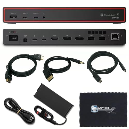 Estación de acoplamiento Thunderbolt 4 40Gbps 100W USB HDMI DisplayPort 40BA0265US