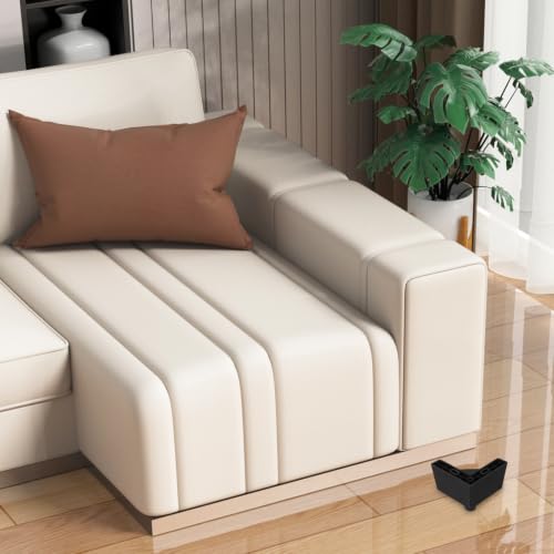 Patas para sofás y muebles de repuesto ajustables con tornillos de montaje 7