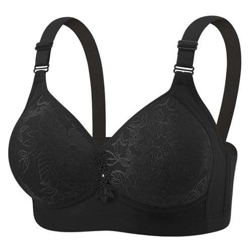 Soutien-gorge sexy en dentelle noire pour femme sous-vêtement grande taille