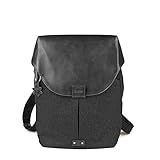 Mit diesem zwei Rucksack sind die Hände frei und das Outfit schick. Die Trendmarke zwei hat jetzt auch einen Freizeitrucksack im Sortiment, der Sie bestens unterstützt. Mit Blumen-Schlüsselanhänger. Maße: 25 x 36 x 12 cm.