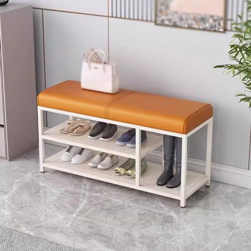 Banc à chaussures d'entrée pour organiser les petits couloirs encombrés - 4