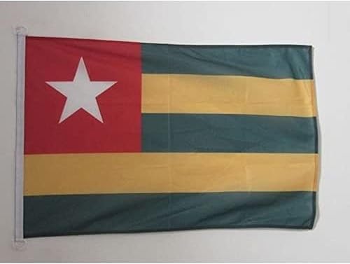 Bandera náutica de Togo AZ FLAG, 18.0in x 12.0in, banderas togolesas, 11.8 x 17.7in, banderines en barco