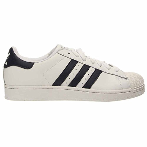 adidas Originals mens Legacy Superstar fashion sneakers, White/New Navy/White, 10 US2