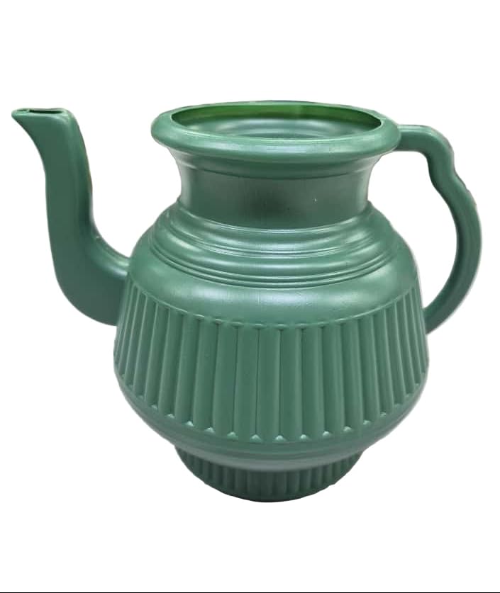 TABAKH Lota | Bodna | Water Mug | Toilet Wash Jug | 2.25 Liters | Lightweight Budna | Use in Bathroom | Personal Cleaning | Durable Easy-Pour | Plastic (Green)