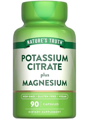 Natures Truth Potassium Magnesium Citrate Capsules | 90 Count
