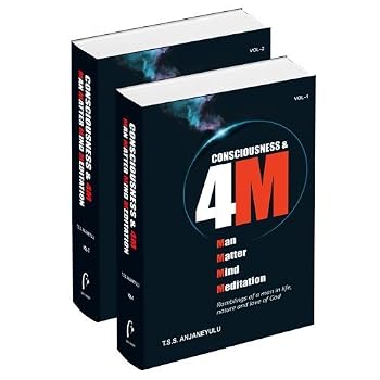 Paperback Consciousness & 4M-Man, Matter, Mind, Meditation (In Two Volumes) (Bundle Pack) Book