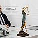 MILY-ART Bronze Lady Justice Statue, 19.3