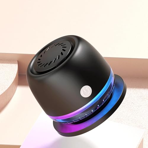 Goshyda Magnetischer Bluetooth-Lautsprecher, Tragbarer Kabelloser Lautsprecher mit RGB-Licht, Stereo-Sound, Unterstützt Telefon-Standfunktion, IPX6 Wasserdicht, für Reisen zu Hause Im