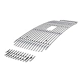 Off Roader eGrille Premium Stainless Steel Chrome 8x6 Horizontal Billet Grille Compatible with Ford Excursion 2000-2004 with Logo Show Main Upper BGC-6F4292L