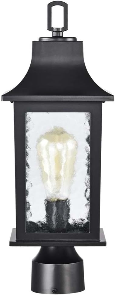 Nuvo 60/5957 Stillwell 1-Light Outdoor Post Lantern, Matte Black