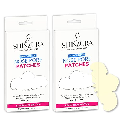 Image of Hydrocolloid Nose Pore Patches for Blackheads & Oil Control | Refines Pores & Smoothens Nose | Suitable for All Skin Types (PACK OF 6)