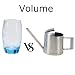 Topmail Mini Regadera de Acero Inoxidable 300 ml con Cuello Largo Boca...