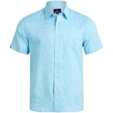 Ben Sherman Classic Fit Linen Shirt Cover