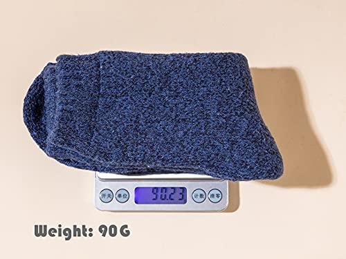 YZKKE 3Pack Mens Super Thick Wool Warm Socks - Soft Comfort Casual Crew Winte...
