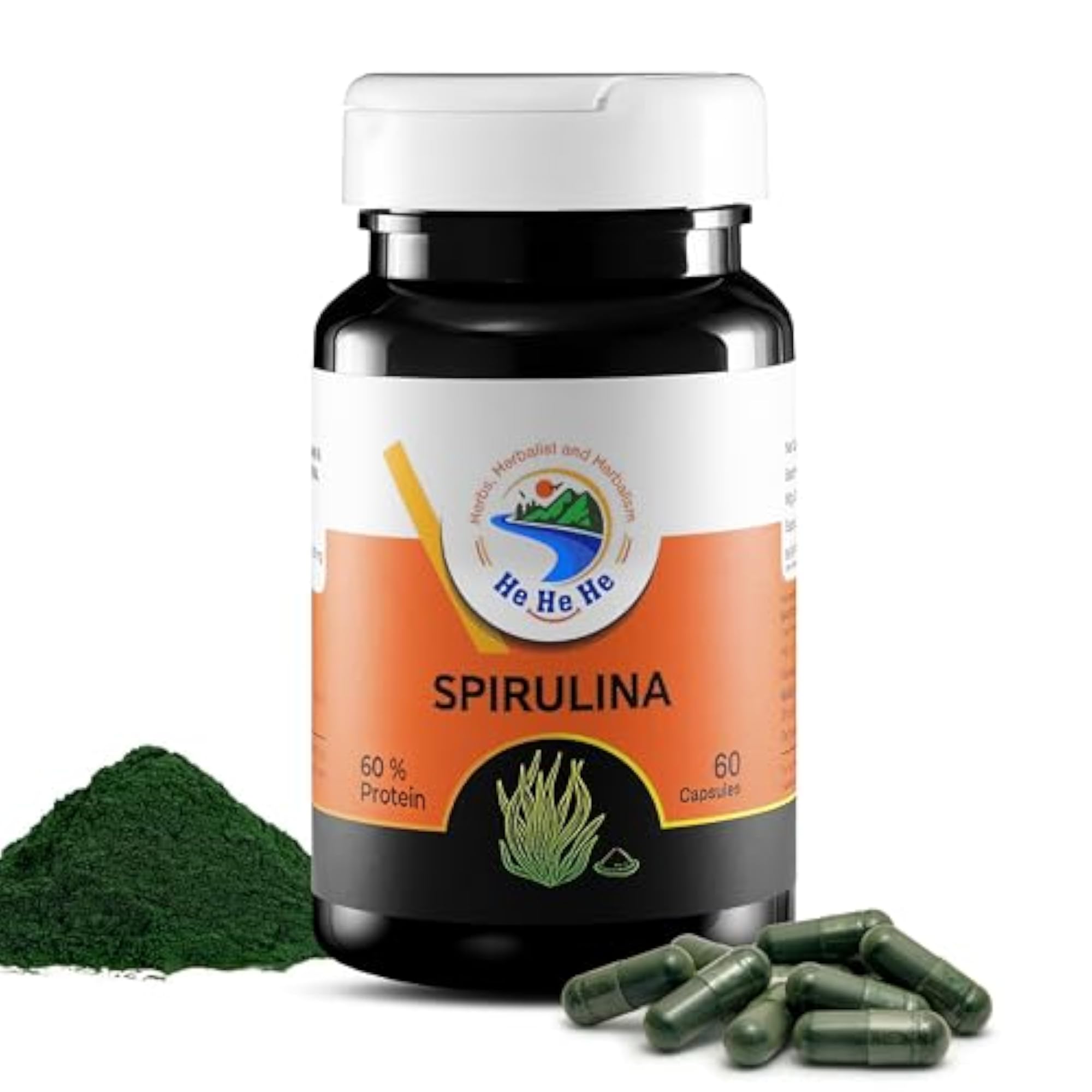 Spirulina Capsules, 120 Capsules