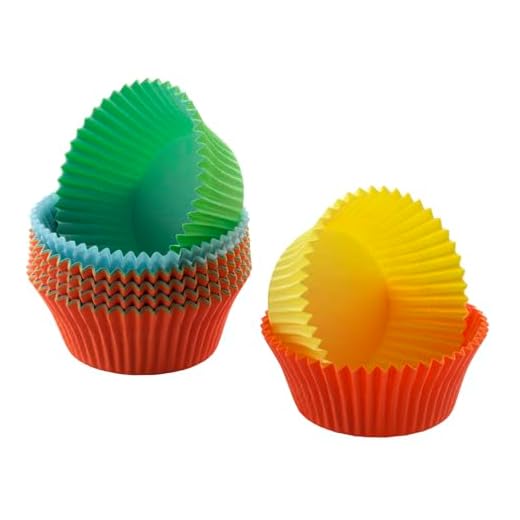 Original Kaiser Inspiration Mini Muffins Papierförmchen, 150 Stück, bunt, klein 4,5 cm, Cupcake Förmchen, Muffinförmchen Papier klein fettdicht, ideal für süße und herzhafte Muffins