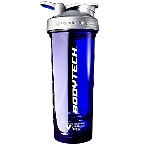 Pro32 BodyTech Shaker Bottle with Wire Whisk BlenderBall - Blue (32 fl oz.)