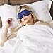 Bucky Ultralight Travel & Sleep Chevron Eye Mask, Navy, One Size