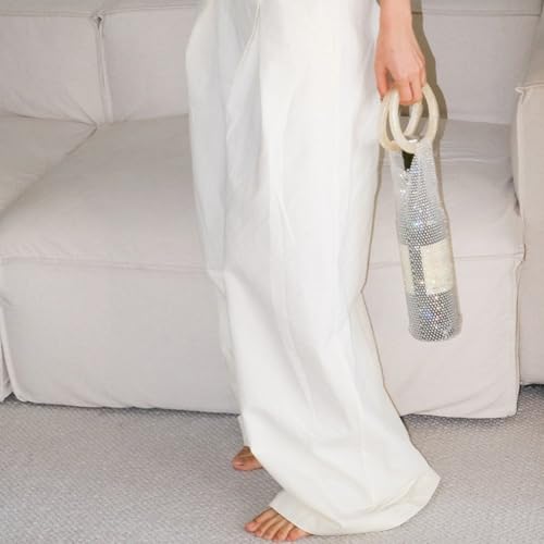 Bolsas de transporte reutilizables con diamantes, ideales para cenas y fiestas 7