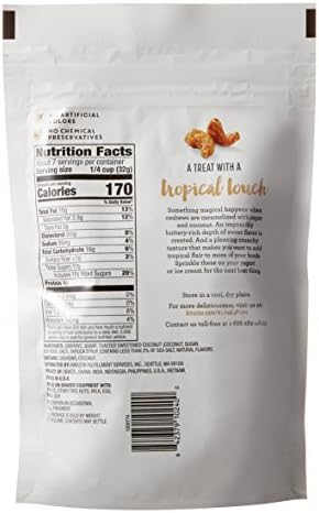 Amazon Com Wickedly Prime Roasted Cashews Coconut Toffee 8 Ounce Grocery Gourmet Food