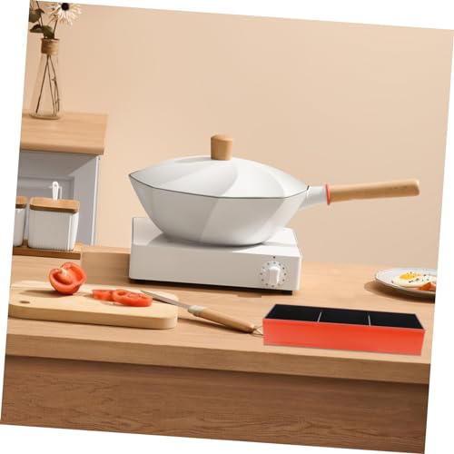 Plato para sushi reutilizable estilo japonés rojo miniatura 7