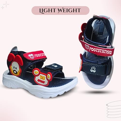 Image of Bear Kids Sandals, Attractive Colors And soft Sole, welcro Closure (Age 1 to 6 Years)
