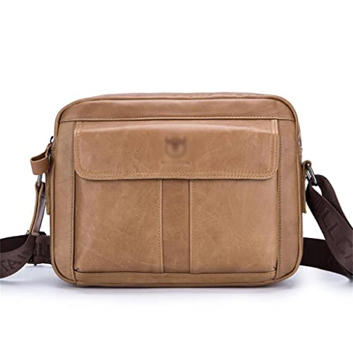Handbag Messenger Bag Men's Shoulder Bag Genuine Leather Men's Small Male Man Bags Travel Tote