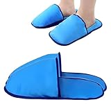 Foot Ice Packs Slippers for Hot Cold Therapy Gel Ice Slippers for Plantar Fasciitis and Feet Neuropathy Pain Relief Cold Compression for Foot Pain Toe Pain Gout Relief and Swollen Feet Comfort