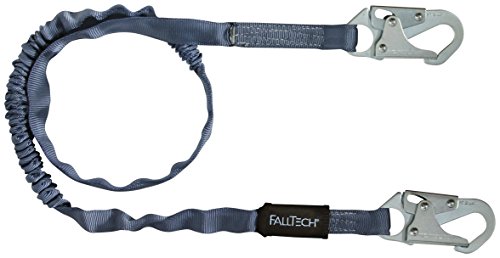 FallTech 8259 6' Shock Absorbing Lanyard with 2 Snap Hooks