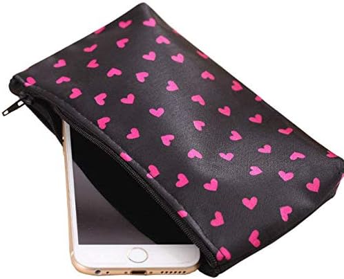 Miniatura 9 de HappyDaily Paquete de 7 bolsas multifuncionales de diseño de moda para usar como bolsa de maquillaje o bolsa de cosméticos o artículos de tocador de