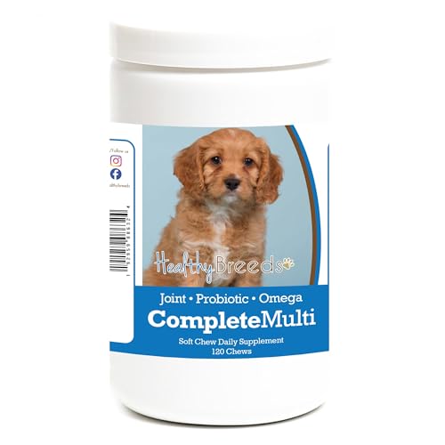 Image of Healthy Breeds Cavapoo All In One Multivitamin Soft Chew 120 Count