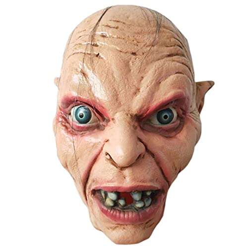 Masque de Gollum effrayant pour incarner un clown d'Halloween réussi