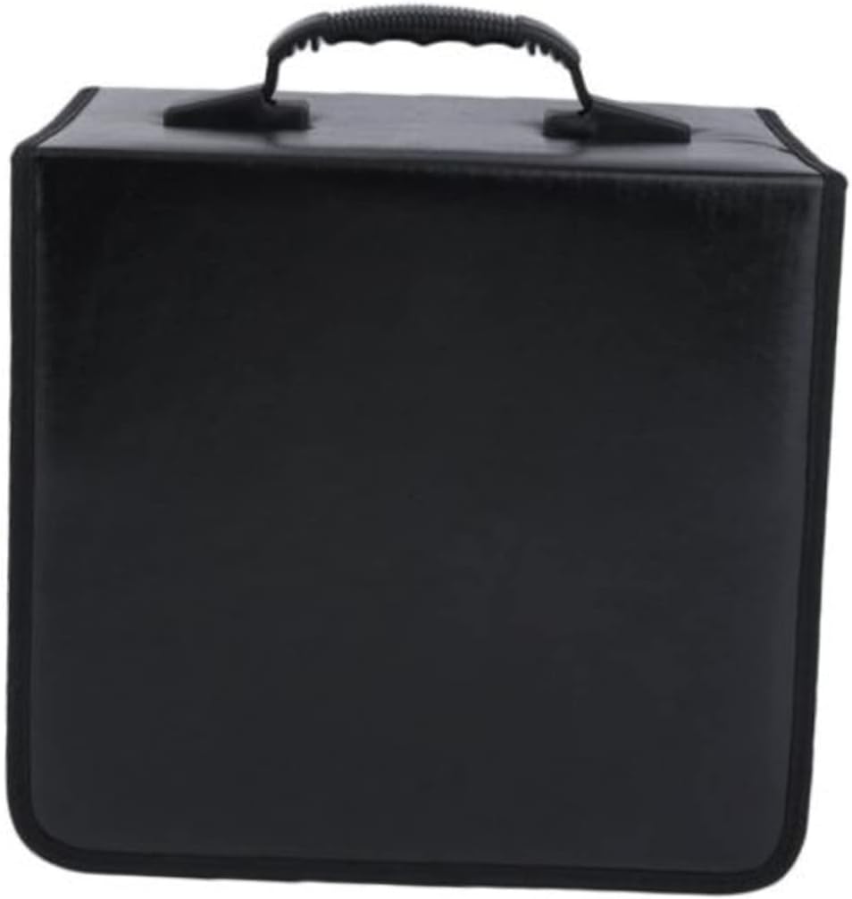 PRETYZOOM Cd Storage Holder Bag Discs Cd Wallet Case Storage Boxes Lids for Electronics Travel Organizer