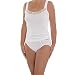 Produktbild Comazo Damen Unterhemd - 2er Pack - Top mit hochwertiger Spitze - Wäsche aus Micro-Modal - Auch für große Größen geeignet - Farbe Weiß - Gr. 40