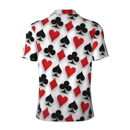 Interesting Cards Classic Men's Polo Shirt, Moisture-Absorbent and Breathable, Casual Short Sleeve, Machine Washable2