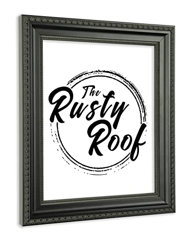 The Rusty Roof Alexandria Black Picture Frame-Solid Wood, 16X24 #TOP23