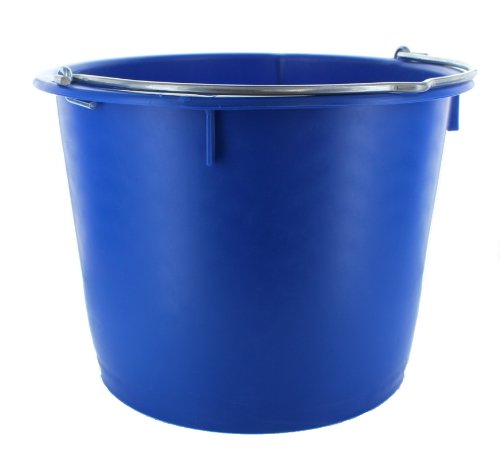Preisvergleich Produktbild Profi-Baueimer 20 l blau mit verstärktem Kreuzboden