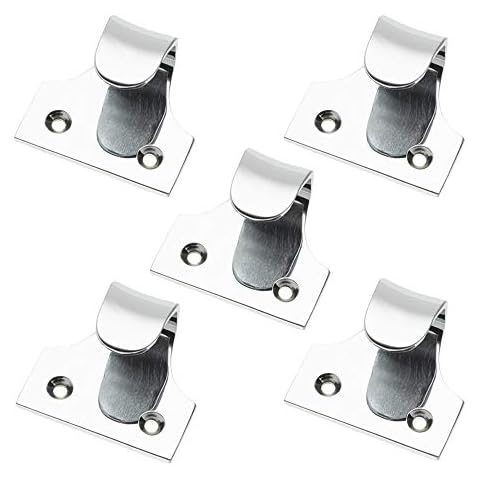 House of Brass Window Sash Curl Lift Pull Polished Chrome - Packs of 1, 5, 10 (5) Cover