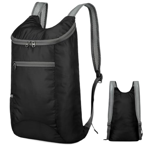 Zainetto da Trekking Ultraleggero Pieghevole, Zainetto Richiudibile Piccolo...