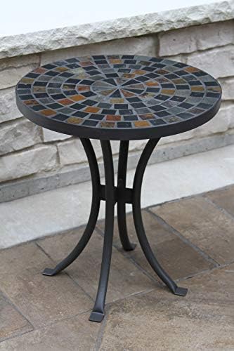 Outdoor Interiors LLC 31625 Mosaic Side Table, 18-Inch