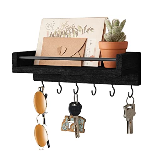 Mkono Key Holder for Wall, 9.5" x 3.5" x 2.5"